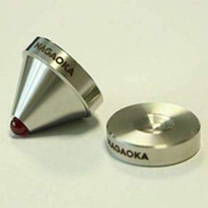 NAGAOKA Audio Insulator Stainless & Ruby INS-SU01 Made in Japan - WAFUU JAPAN