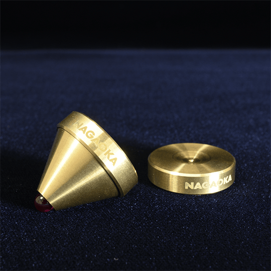 NAGAOKA Insulator for Audio Ruby + Brass INS-BR02 - WAFUU JAPAN