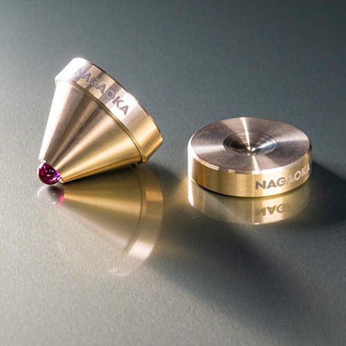 NAGAOKA Insulator for Audio Ruby + Brass INS-BR02 - WAFUU JAPAN