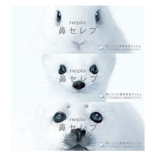 Nepia Nose Celeb tissue 400 sheets (200 pairs) x 3 boxes - WAFUU JAPAN