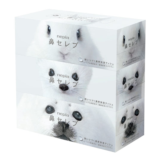Nepia Nose Celeb tissue 400 sheets (200 pairs) x 3 boxes - WAFUU JAPAN