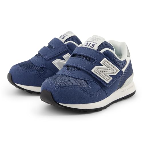 New Balance Kids Sneakers Wide Fit Magic Tape IO313 Navy - WAFUU JAPAN