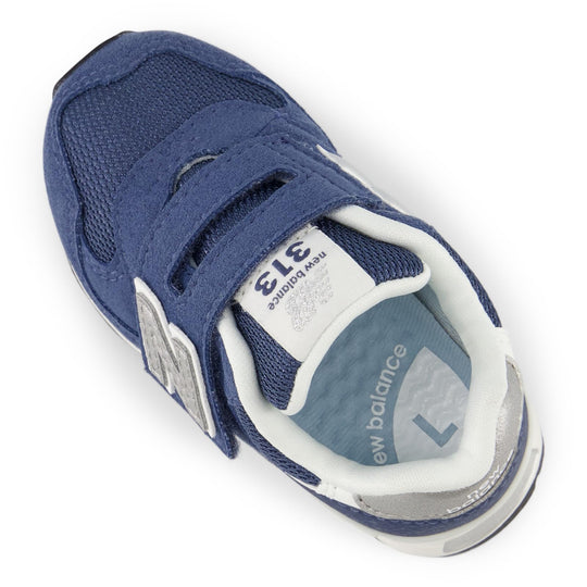 New Balance Kids Sneakers Wide Fit Magic Tape IO313 Navy - WAFUU JAPAN