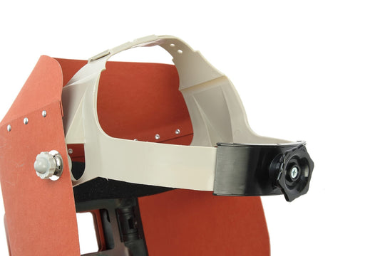 NIKKO NSG - 8A welding shield vulcanized fiber flip window ratchet headband - WAFUU JAPAN