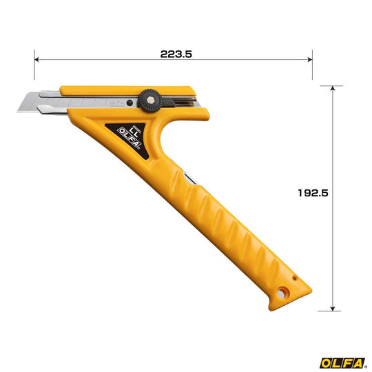 OLFA 1B LL type Screw-Lock Snap-Off Cutter with 2 Blades - WAFUU JAPAN
