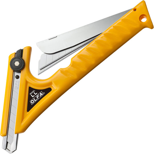 OLFA 1B LL type Screw-Lock Snap-Off Cutter with 2 Blades - WAFUU JAPAN
