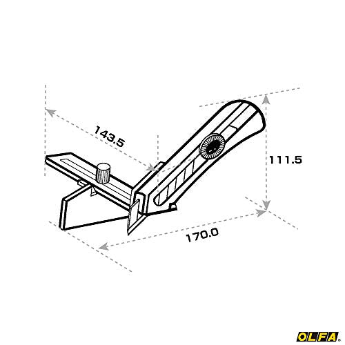 OLFA 4b KL Type Cutter Knife With Guide – WAFUU JAPAN