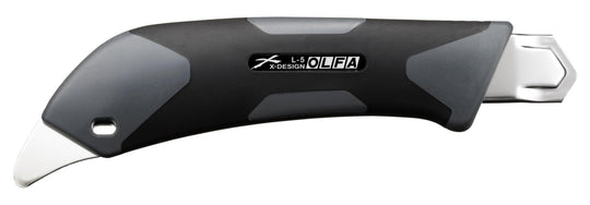 OLFA Hyper L Gray Screw - Lock Utility Cutter with Special Black Blade 192B - GRY - WAFUU JAPAN