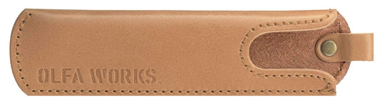 Olfa Works Bushcraft Knife Leather Case Light Brown OWA - C01 - LBR - WAFUU JAPAN