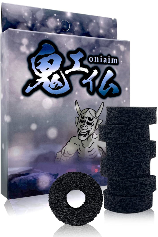 Oni Aim Gray Oni Controller Aim Enhancer Ring for PS4 PS5 Switch Hard Set of 6 - WAFUU JAPAN