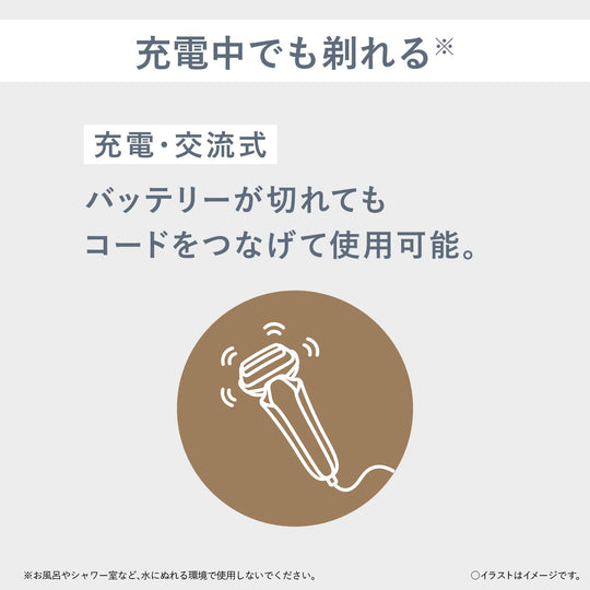 Panasonic 3 - Blade Men's Electric Shaver Trimmer ES - RT4N - S Silver AC100 - 240V - WAFUU JAPAN