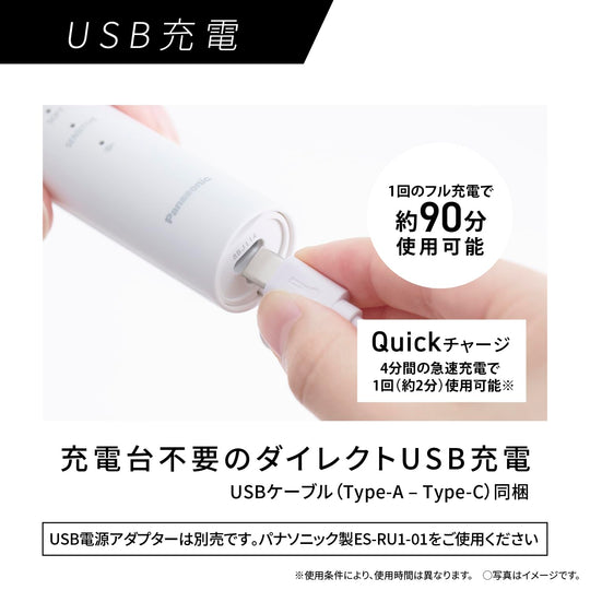 Panasonic Doltz Sonic Vibration Electric Toothbrush EW - DM74 White - WAFUU JAPAN