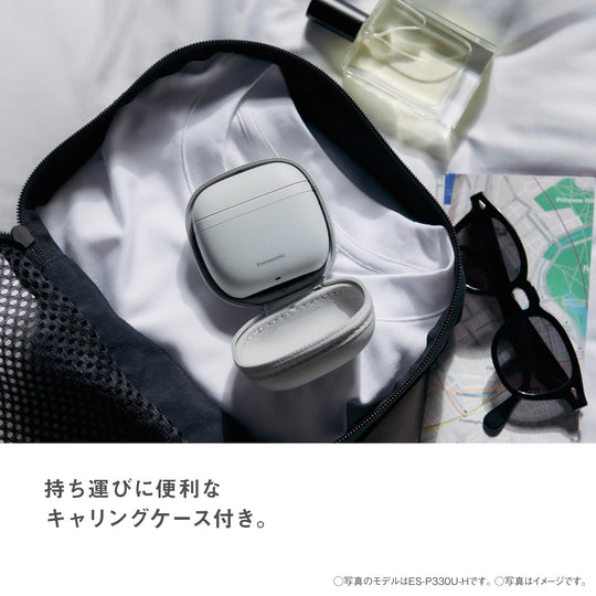 Panasonic Lamdash Men's 3 - Blade Palm Shaver ES - P330U Mist Gray Type - C - WAFUU JAPAN