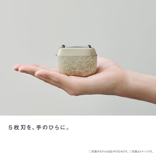 Panasonic Lamdash Palm Shaver 70th Anniversary Edition 5 - Blade ES - PV70 - WAFUU JAPAN