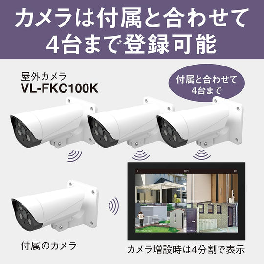 Panasonic Outdoor Camera with Monitor Set VL - CV100K AC100V - WAFUU JAPAN