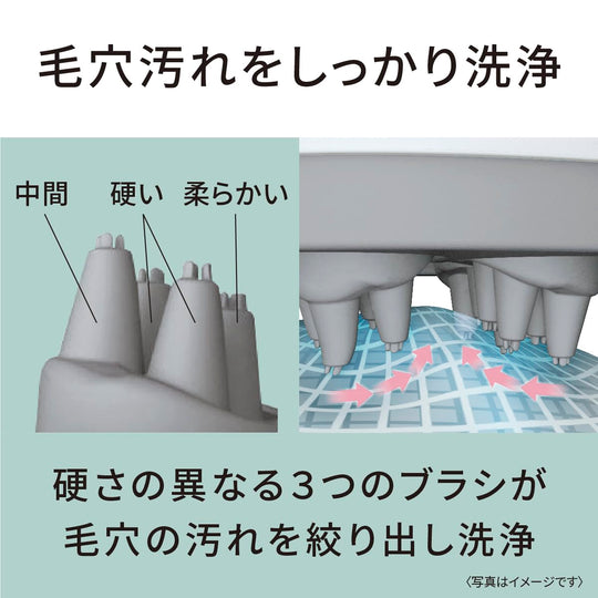 Panasonic Scalp Esthe Lift Mode Massage Brush 3 Speed Silver EH - HE0J - S - WAFUU JAPAN