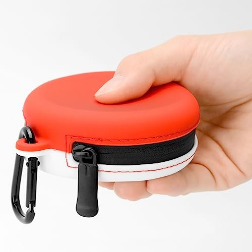 Pokemon GO Plus Storage Pouch Silicone Case Plus White Red - WAFUU JAPAN