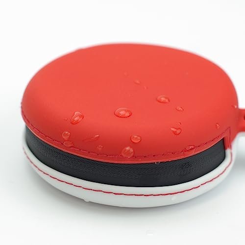 Pokemon GO Plus Storage Pouch Silicone Case Plus White Red - WAFUU JAPAN