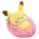 Pokémon zachte pluche knuffel slapend op aardbei Pikachu