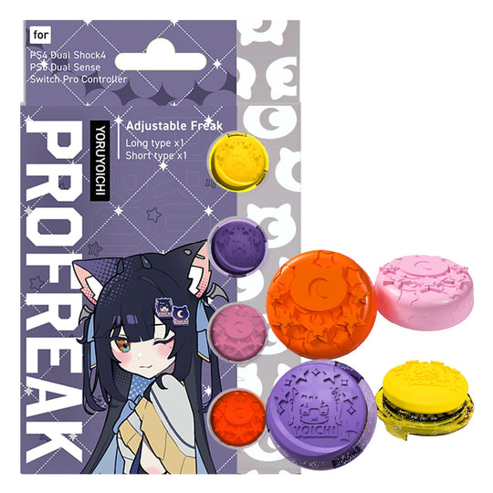 ProFreak V2 Rubber Thumb Caps - PS4/PS5/Switch Pro (BRITZ2) Adj 5 2 - 8 5mm - WAFUU JAPAN