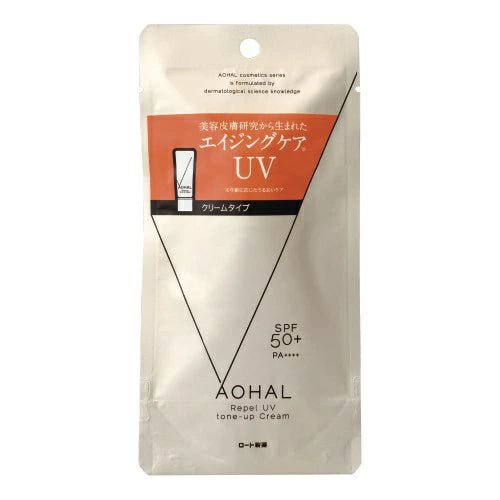 ROHTO AOHAL Repel UV Tone - Up Cream 30g SPF50+/PA++++ - WAFUU JAPAN
