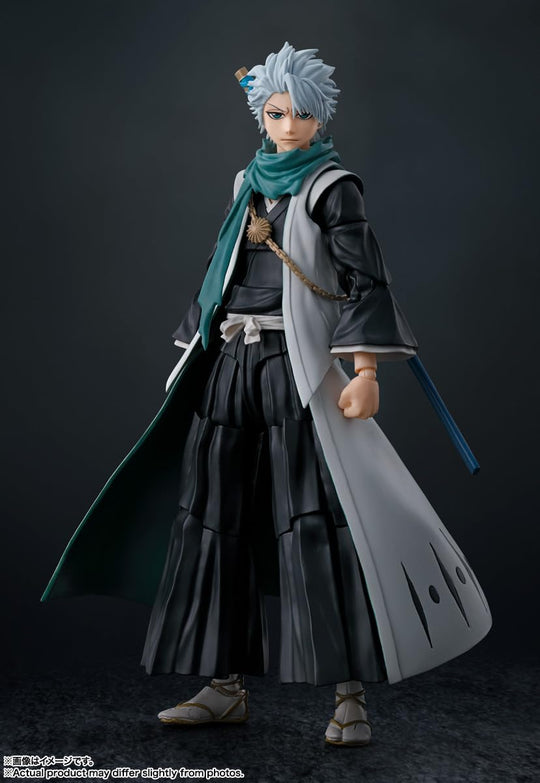 S H Figuarts Bleach Toshiro Hitsugaya Articulated Figure 135mm PVC & ABS - WAFUU JAPAN