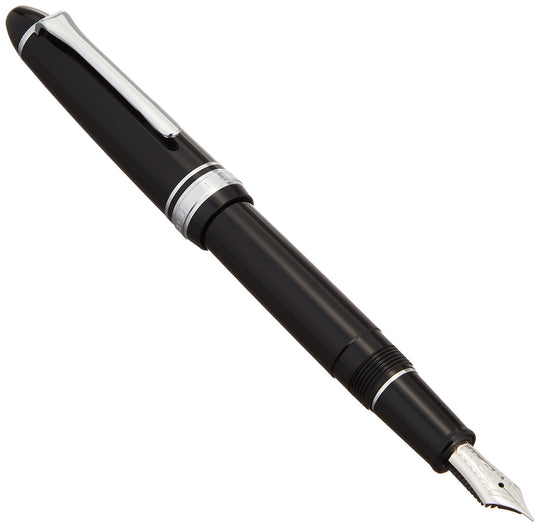 Sailor Profit Light Fountain Pen Black Fine Nib Silver Trim 11 - 1039 - 220 - WAFUU JAPAN