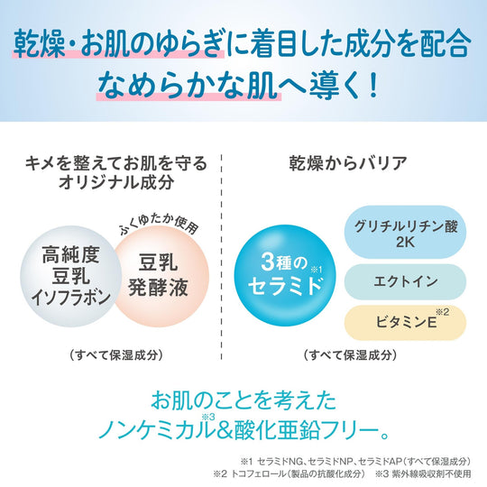 SANA Nameraka Honpo Skincare UV Base NC Clear Beige Moisturizing SPF45 PA+++ - WAFUU JAPAN