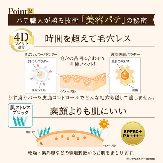 SANA Pore Keana Pate Shokunin Mineral BB Cream Enrich Moist Natural Skin Tone 30g - WAFUU JAPAN