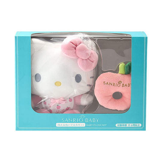 Sanrio Baby Hello Kitty Washable Plush Rattle Set - WAFUU JAPAN