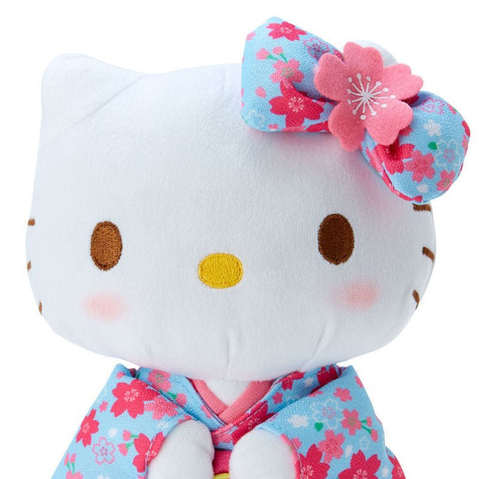 SANRIO HelloKitty Plush doll (SAKURA KIMONO Ver.) - WAFUU JAPAN