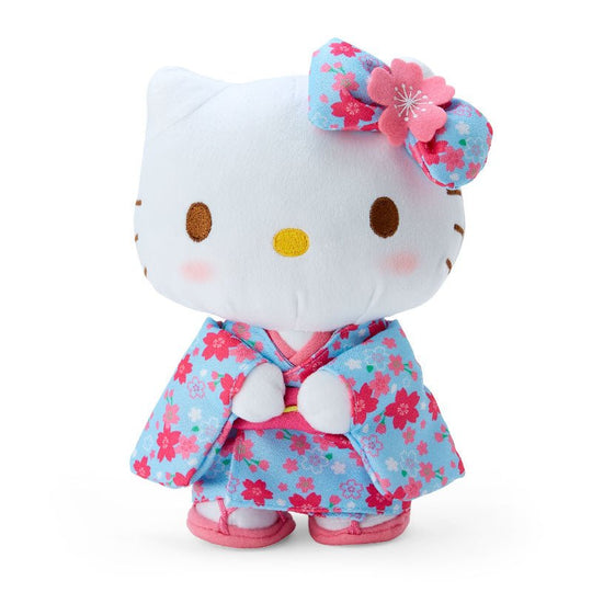 SANRIO HelloKitty Plush doll (SAKURA KIMONO Ver.) - WAFUU JAPAN
