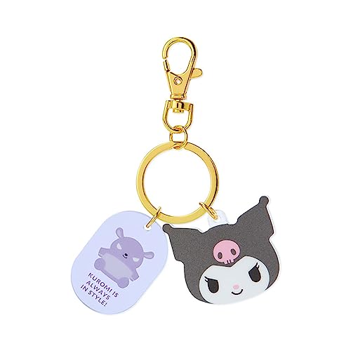 Sanrio Kuromi Face Shaped Key Ring 908991 - WAFUU JAPAN