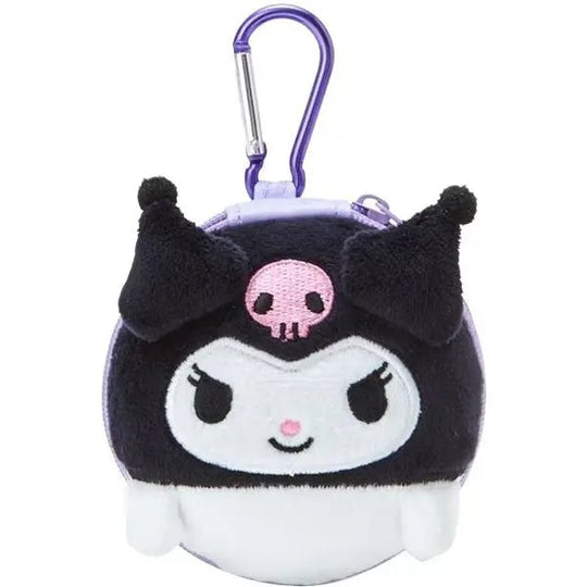 Sanrio Kuromi Mobile Accessories Case EVA Shock - Resistant with Carabiner Pocket - WAFUU JAPAN