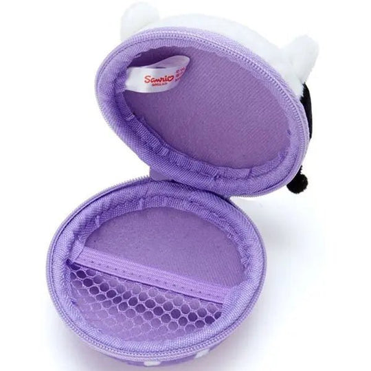 Sanrio Kuromi Mobile Accessories Case EVA Shock - Resistant with Carabiner Pocket - WAFUU JAPAN