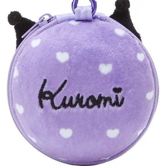 Sanrio Kuromi Mobile Accessories Case EVA Shock - Resistant with Carabiner Pocket - WAFUU JAPAN