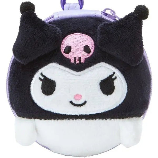 Sanrio Kuromi Mobile Accessories Case EVA Shock - Resistant with Carabiner Pocket - WAFUU JAPAN