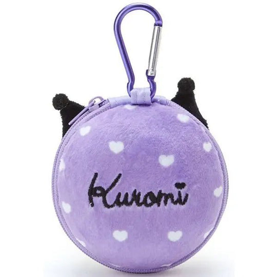 Sanrio Kuromi Mobile Accessories Case EVA Shock - Resistant with Carabiner Pocket - WAFUU JAPAN