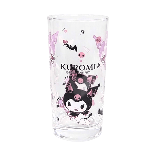 Sanrio Kuromi Tumbler Glass Japan Limited Edition Made in Japan - WAFUU JAPAN