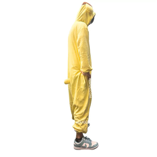 Sanrio Pompompurin Cosplay Costume Kigurumi fleece Costume Adult - WAFUU JAPAN