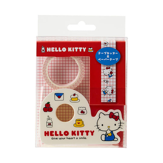 Sanrio Tape Cutter and Paper Tape Hello Kitty Model 321265 - WAFUU JAPAN