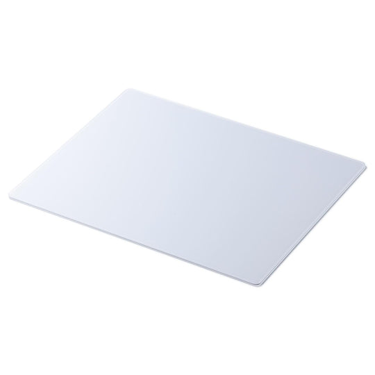 Sanwa Direct Glass Gaming Mouse Pad Large Toughened glass 50 x 40cm 3mm 9H hardness White 200-MPD035W-L - WAFUU JAPAN