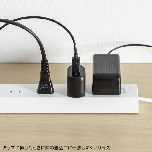 Sanwa Supply USB PD Compatible AC Charger PD30W ACA - PD99BK Black - WAFUU JAPAN