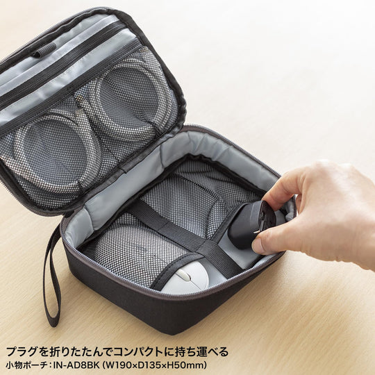 Sanwa Supply USB PD Compatible AC Charger PD30W ACA - PD99BK Black - WAFUU JAPAN