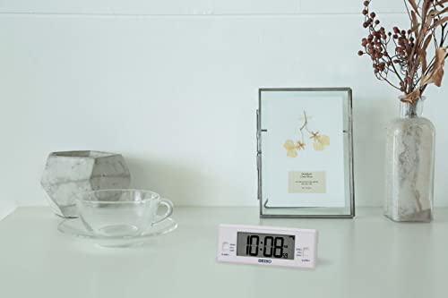 Seiko Clock Alarm Clock White SQ321W - WAFUU JAPAN
