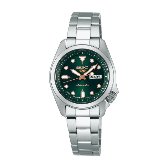 Seiko Five Sports Automatic Women's Watch SRRA005 Silver 28mm - WAFUU JAPAN