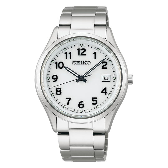 SEIKO Watch Men's Solar Full Arabic S Series SBPX153 Silver - WAFUU JAPAN