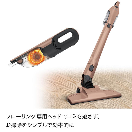 Shark Rechargeable Cyclone Stick Vacuum Cleaner CH966J Light Coral ※100V - WAFUU JAPAN