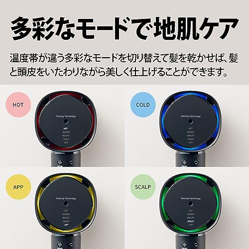 Sharp Plasmacluster Beauty Drape Flow Hair Dryer IB - WX901 - B Black ※100V - WAFUU JAPAN