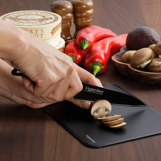 Shimomura Kogyo Black Petite Knife 125mm Molybdenum Steel Made in Japan - WAFUU JAPAN